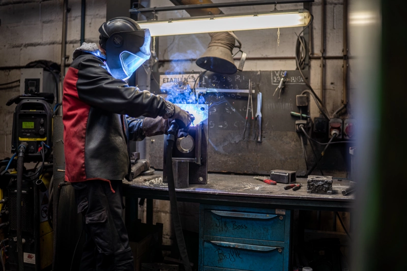 Prestation de soudure pour pièce forgée